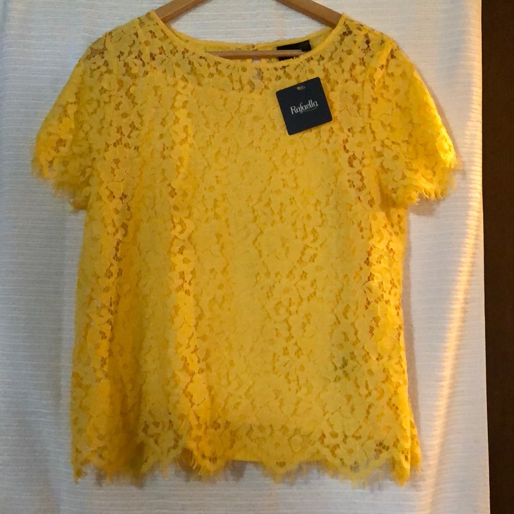 Rafaella - Lace Top with Cami - Size L